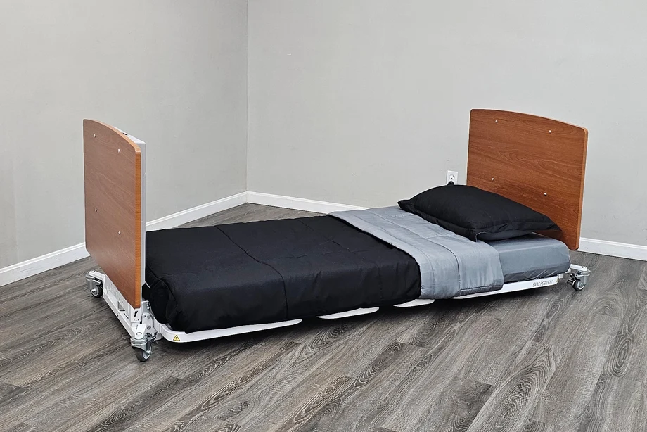 AllCare Floor Level Adjustable Low Bed