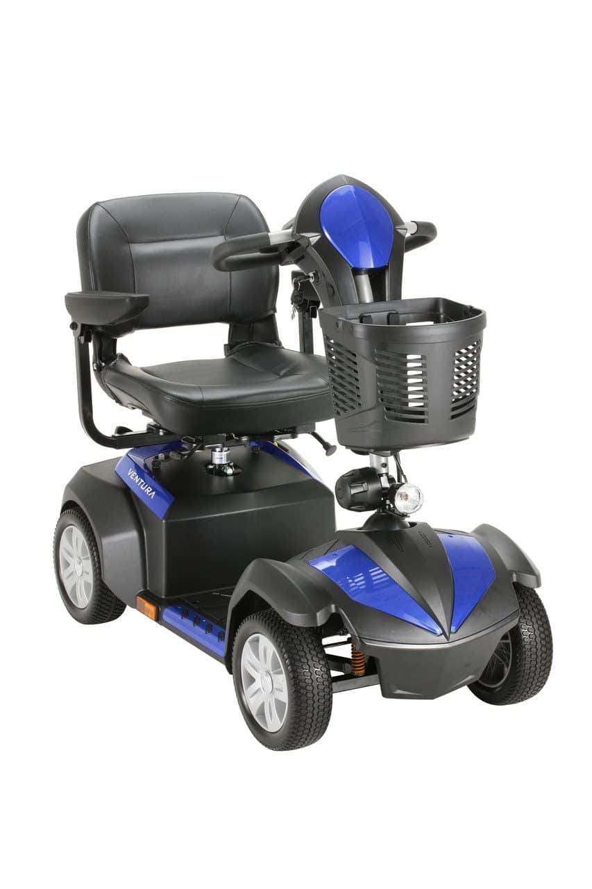 Ventura 4 Wheel Scooter with Folding Seat - ventura418fs
