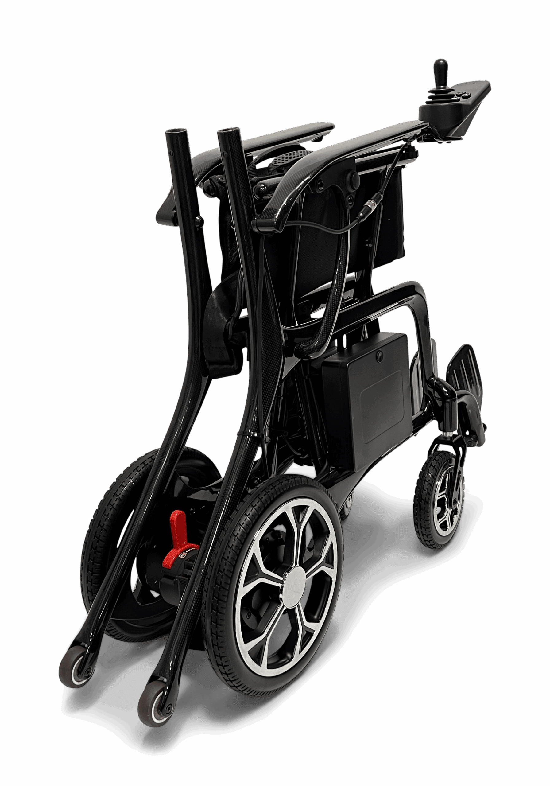 Phoenix power wheelchair folded