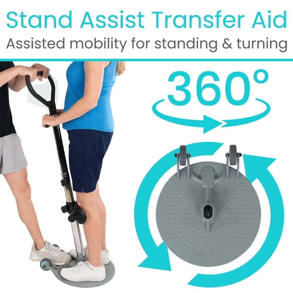 Health Stand Assist Transfer Disc (LVA3041BLK) - Image 2