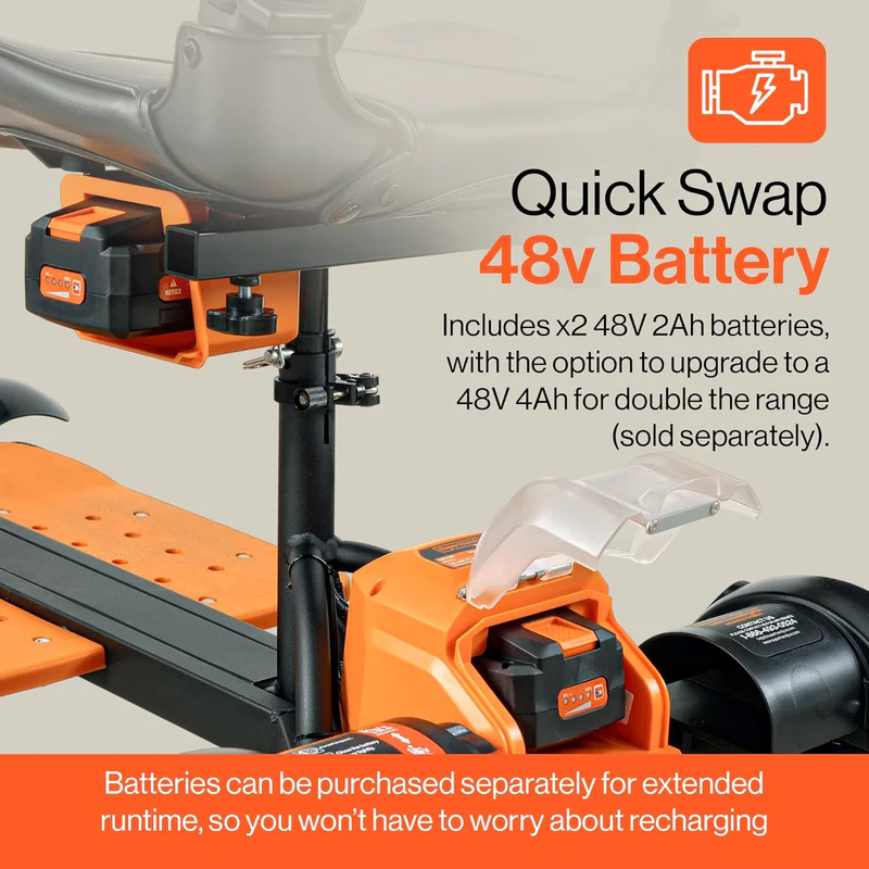 SuperHandy Passport Prime Mobility Scooter – Foldable, Lightweight, and Travel-Ready with 48V Dual Li-Ion Batteries - Image 5