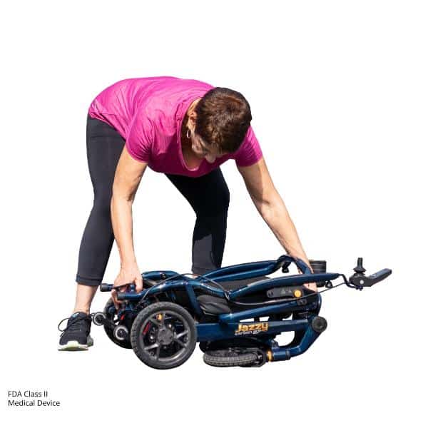 Jazzy® Carbon 27 Ultra-Light Folding Power Wheelchair - Image 9
