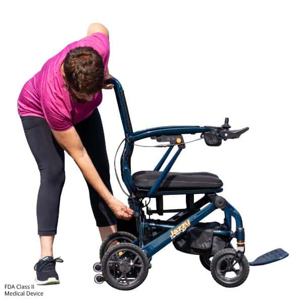 Jazzy® Carbon 27 Ultra-Light Folding Power Wheelchair - Image 11