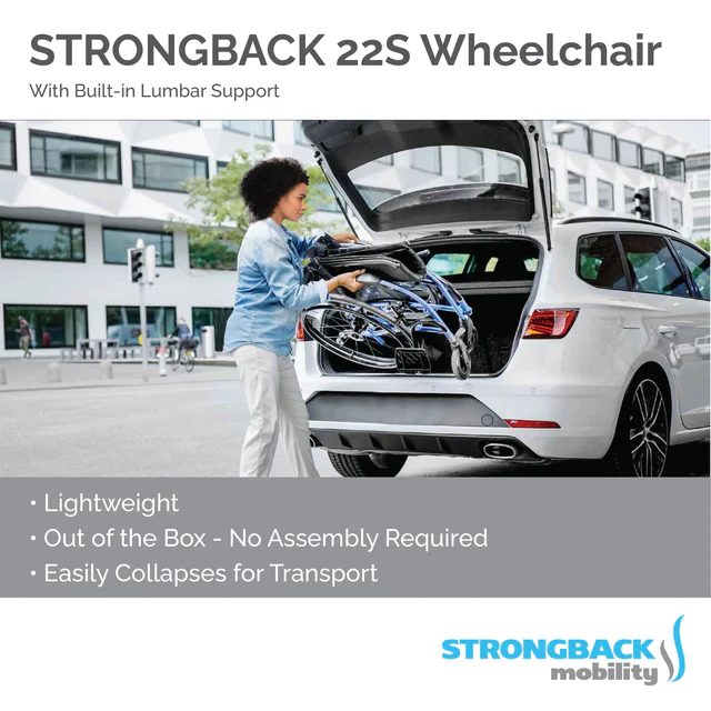 STRONGBACK Comfort Small 22S Wheelchair - Image 4