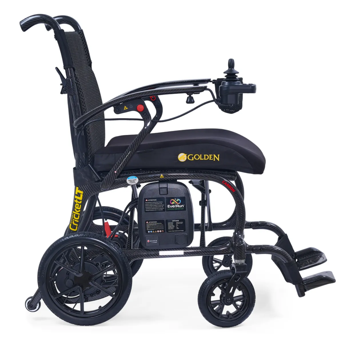 Golden Cricket LT Carbon Portable Powerchair - Image 2